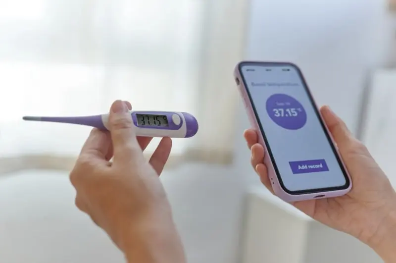 Image d'un thermomètre en symptothermie