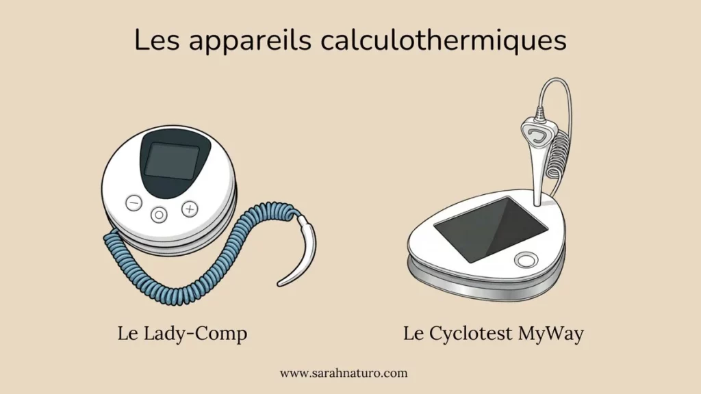 Moniteurs de fertilité Lady Comp et Cyclotest MyWay utilisés pour suivre la température basale